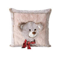 KISSEN Plüschtiermotiv Leon 35/35 cm - Multicolor, Textil (35cm) - Boltze Home