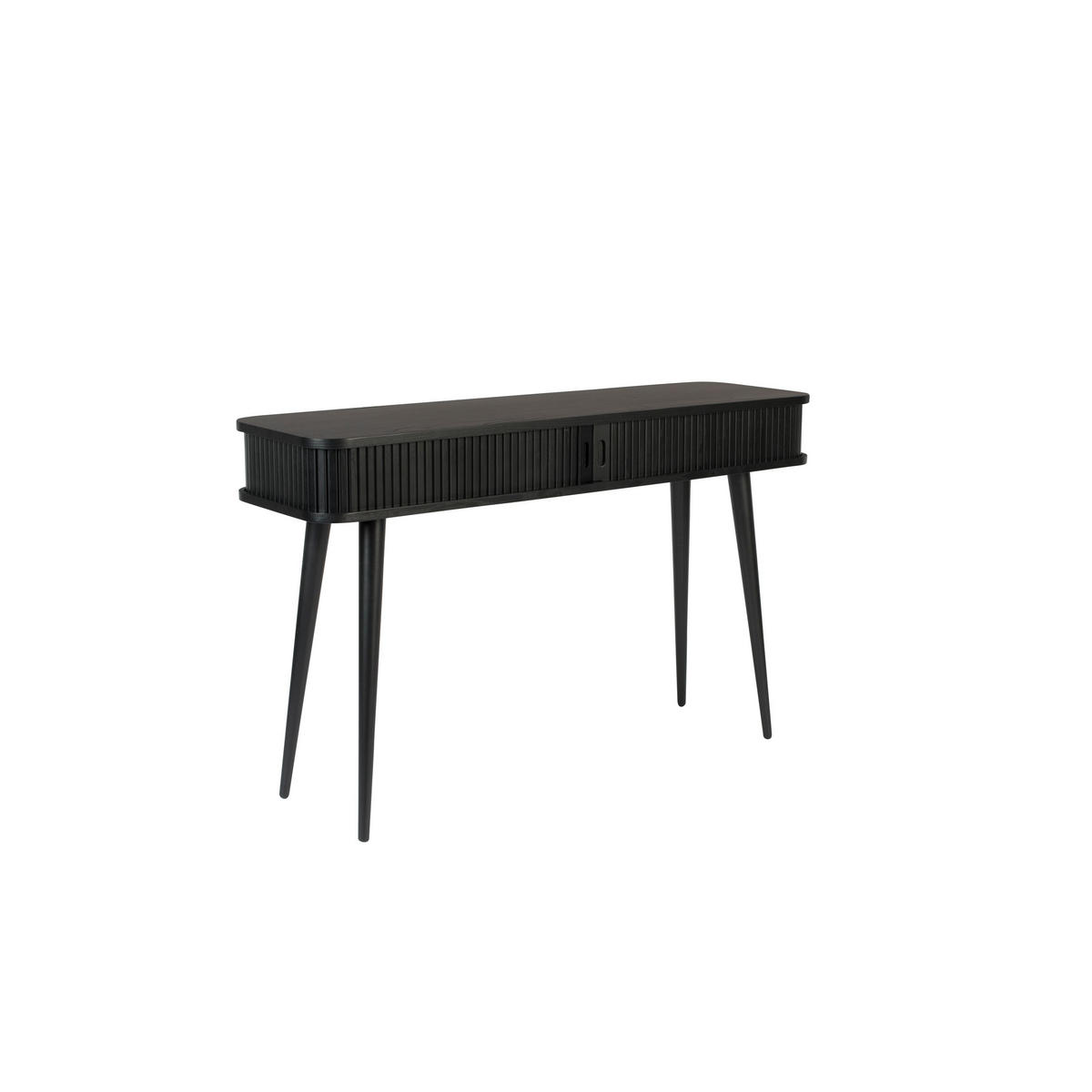 KONSOLENTISCH Barbier Holz Schwarz - Schwarz, Holz (35/120/74cm) - Zuiver