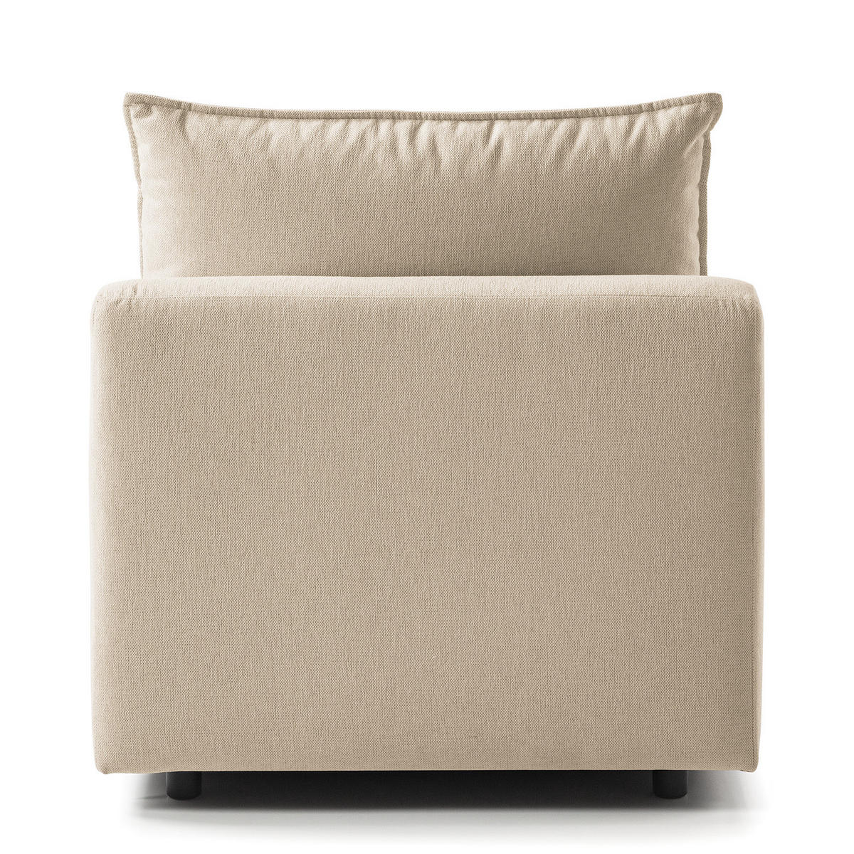 MODULSESSEL - Beige, Holz/Textil (80/82/99cm) - home24