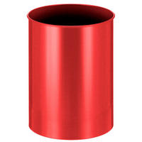 PAPIERKORB Stillvoll Metall 30 Liter 47x33,5 cm Rot - Rot, Metall (33.5/47/33.5cm) - PROREGAL