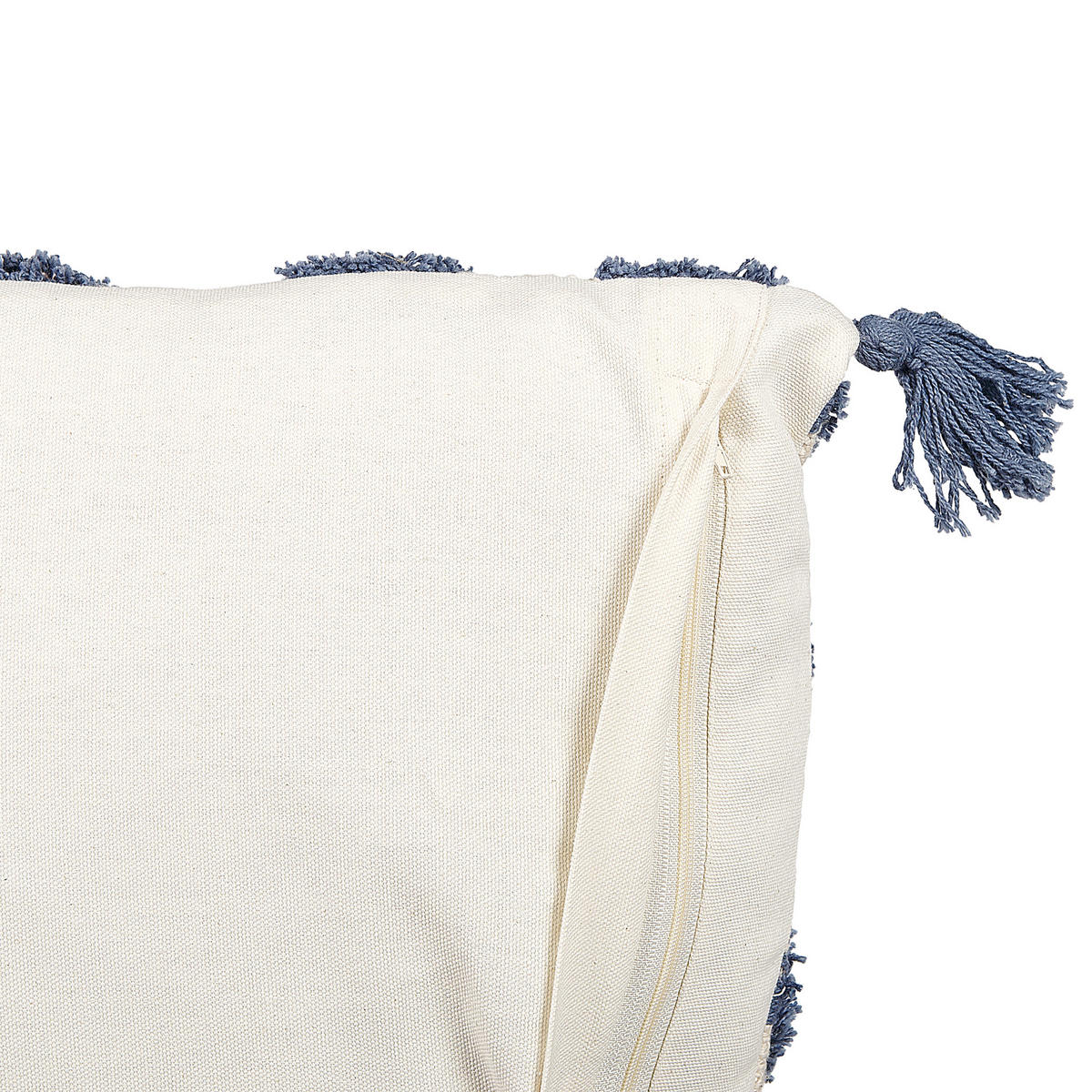 DEKOKISSEN 2er-Set Hellbeige 45/45 cm Jacaranda - Beige, Naturmaterialien/Textil (45/45cm) - Beliani