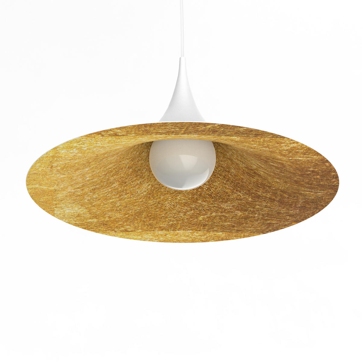HÄNGELEUCHTE - Goldfarben, Metall (57/57/27cm) - Lumicom