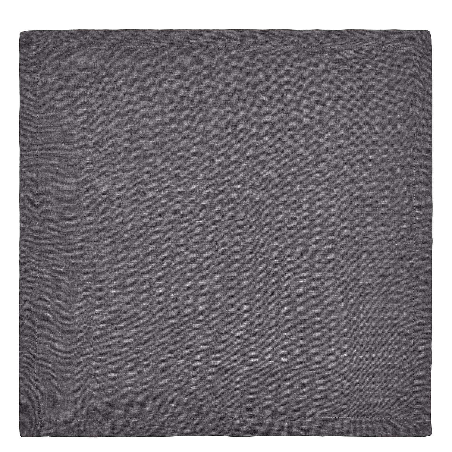 SERVIETTE Riga - Grau, Textil (42/42cm) - BUTLERS