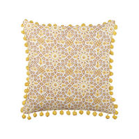 DEKOKISSEN Cremeweiß 45/45 cm Lycrois - Ecru, Naturmaterialien/Textil (45/45cm) - Beliani