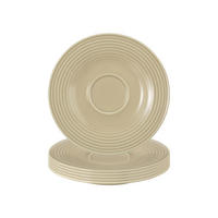 UNTERTASSEN Beat Color Glaze Sandbeige ø 13,7 cm 6er Set - Beige, Keramik (13.7cm) - Seltmann Weiden
