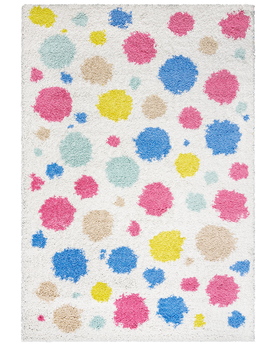 KINDERTEPPICH Ibi Samba Mazovia 200x300cm Beige Creme Abstrakt Langflor - Blau, Textil (200/300cm) - Mazovia