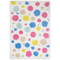 KINDERTEPPICH Ibi Samba Mazovia 140x200cm Beige Creme Abstrakt Langflor - Blau, Textil (140/200cm) - Mazovia