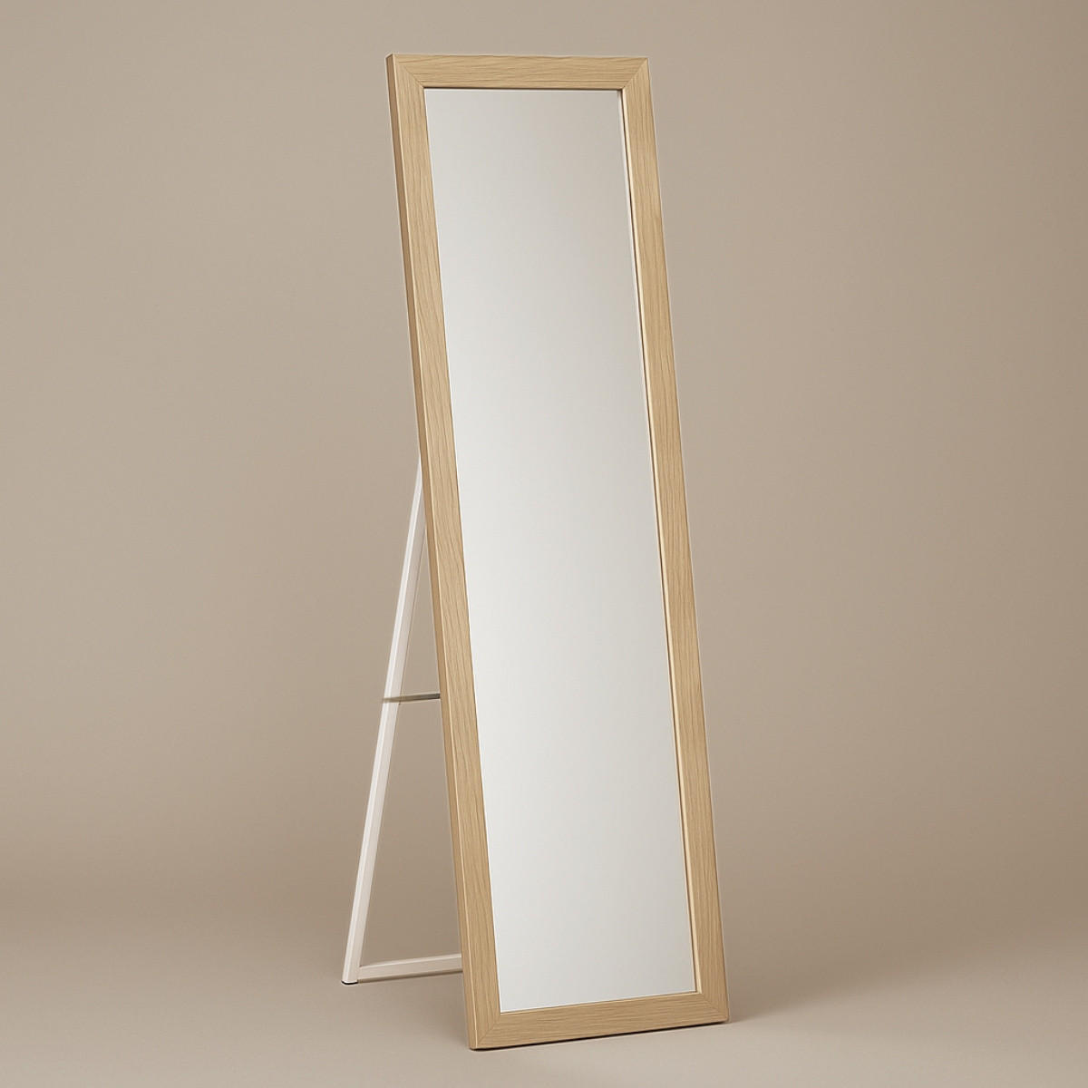 STANDSPIEGEL Havlys 127/37 cm - Hellbraun, Glas (37/127/2cm) - EDAXO