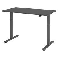 SCHREIBTISCH elektrisch XMST 80/140/74 cm in Graphitfarben/Graphitfarben - Graphitfarben, Holzwerkstoff (80/140/74cm) - bümö