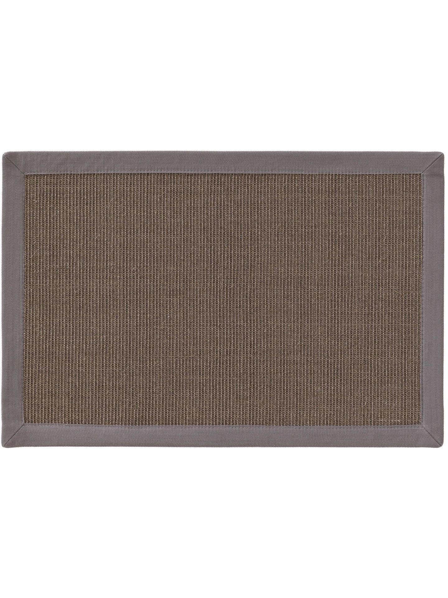 FUSSMATTE Sana Grau 40x60 cm - Grau, Naturmaterialen/Kunststoff (40/1cm) - KUNSTLOFT