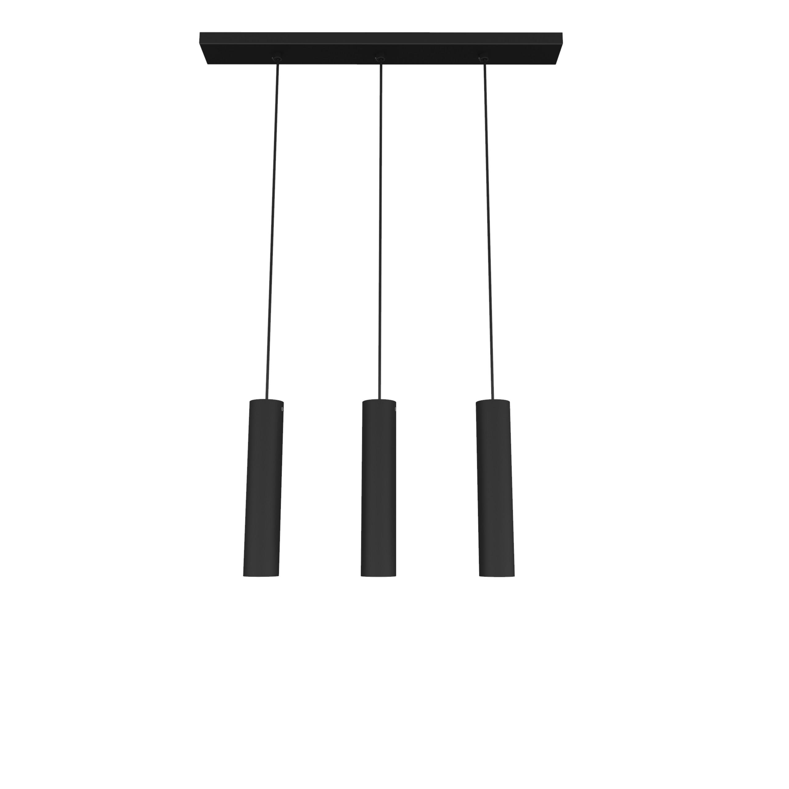 Lumicom Hängeleuchte Schwarz 70x30x6 cm