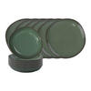 TAFEL-SET Lave Vert 12er Set - Grün, Keramik (1/1/1cm) - like.Villeroy & Boch