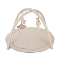 SPIELBOGEN Moments beige Rassel, Greifling, vier Spielzeuge zum Abnehmen, 100% Polyester - Beige, Textil (88/56/88cm) - Lorelli