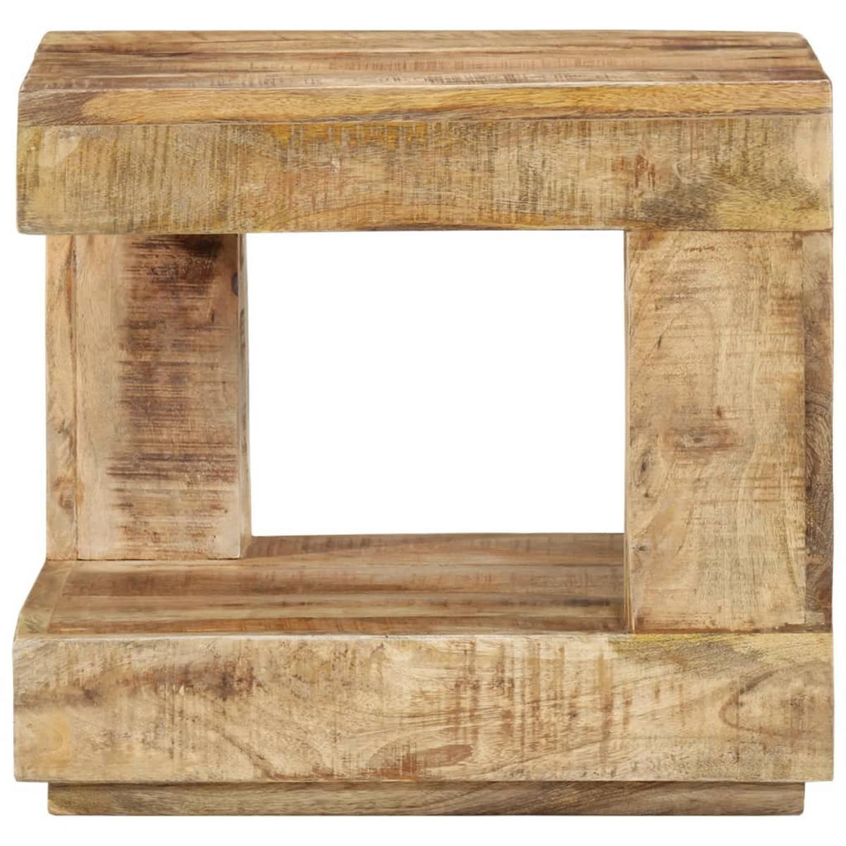 COUCHTISCH 45x45x40 cm Massivholz Mango - Braun, Holzwerkstoff (45/45/40cm) - furnicato