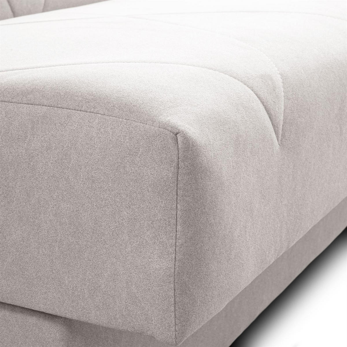 SCHLAFSOFA VERO mit Schlaffunktion Castel 04 - Beige, Textil (191/88/90cm) - Lookway