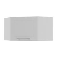ECKHÄNGESCHRANK Kvantum W10/60/36 Weiß Matt / Weiß Matt 60 / 60 / 36cm - Weiß, Holz/Holzwerkstoff (60/36/60cm) - Feldmann-Wohnen