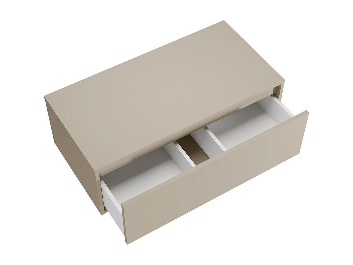 WASCHBECKENUNTERSCHRANK - 94 cm x 47 cm - holz - beige Teana - Beige, Holz (94/32/47cm) - Vente-Unique