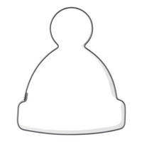 AUSSTECHFORM Wintermütze 5,5 cm Silber - Silberfarben, Metall (5/1.5/5.5cm) - Orion 