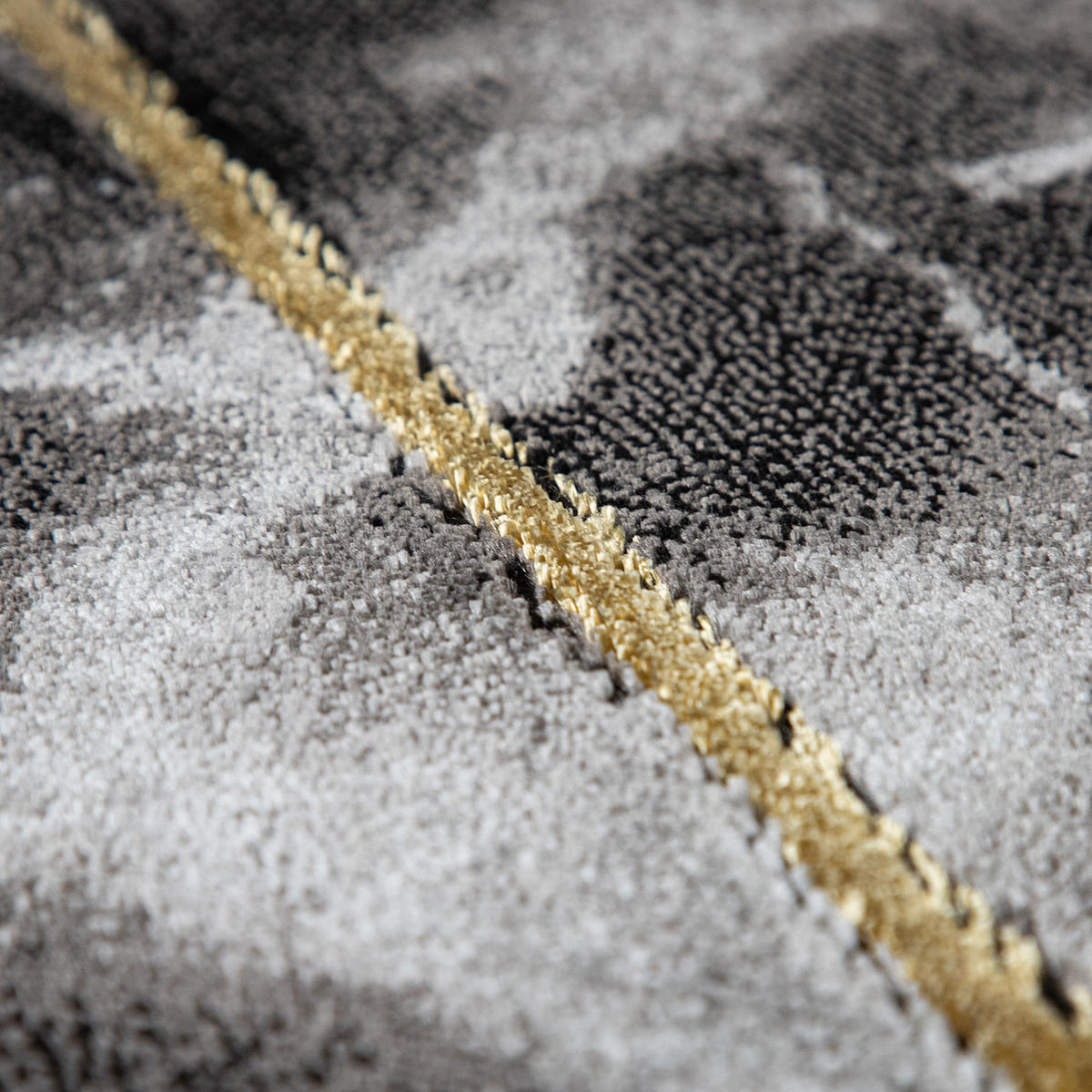 KURZFLORTEPPICH 80/150 cm Kraft 822 - Goldfarben, Textil (80/150cm) - Paco Home