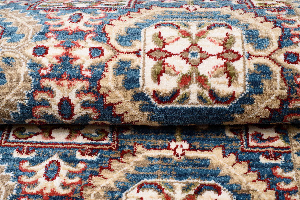 TEPPICH RIVIOLI Blau 240/330 cm - Blau, Textil (240/330cm) - Tapiso