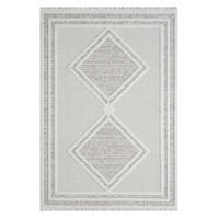 KURZFLOR-TEPPICH Lindo 8853 Beige 200x290 cm - Beige/Grau, Textil (200/290cm) - carpet city