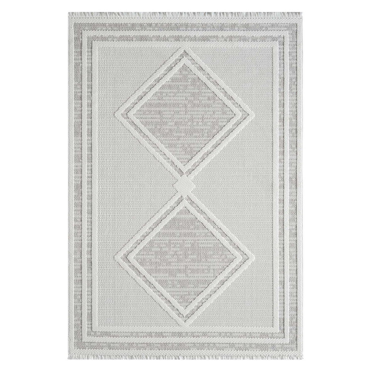 KURZFLOR-TEPPICH Lindo 8853 Beige 200x290 cm - Beige/Grau, Textil (200/290cm) - carpet city