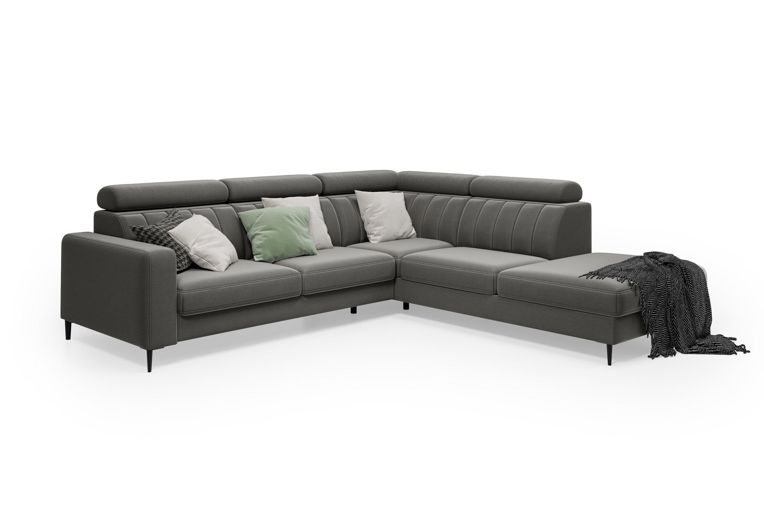 MebleHot Ecksofa Grau 278x263 cm