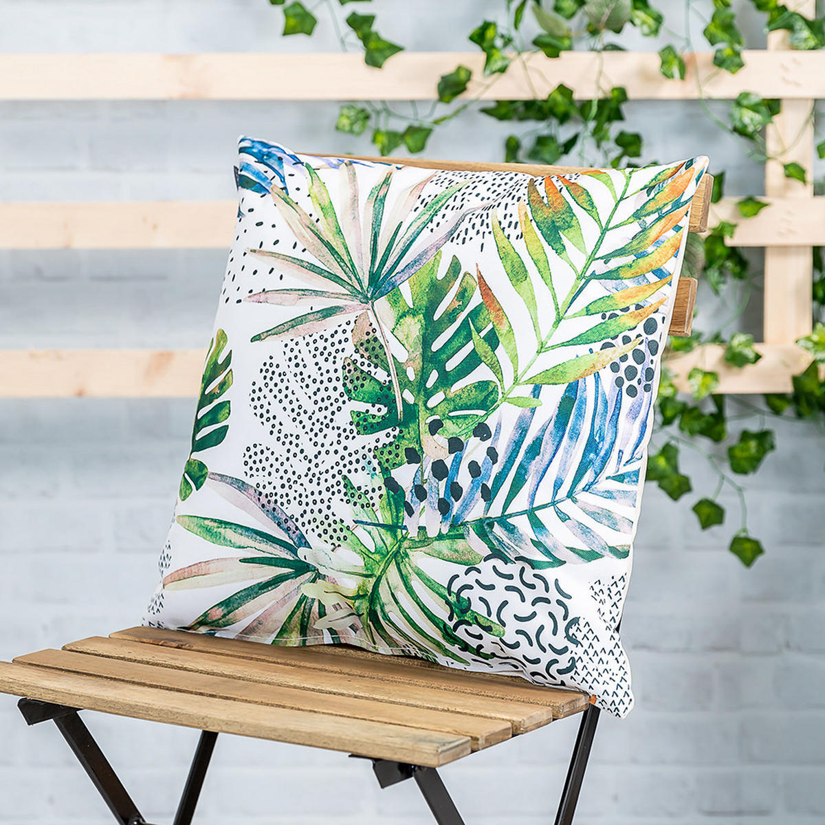 OUTDOOR-KISSEN - Multicolor, Textil (43/43cm) - Veeva
