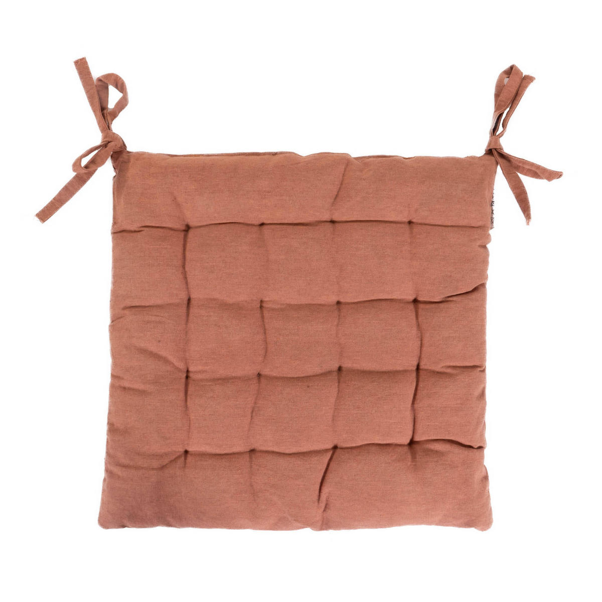 SITZKISSEN 40/40 cm - Braun, Naturmaterialien (40/40cm)