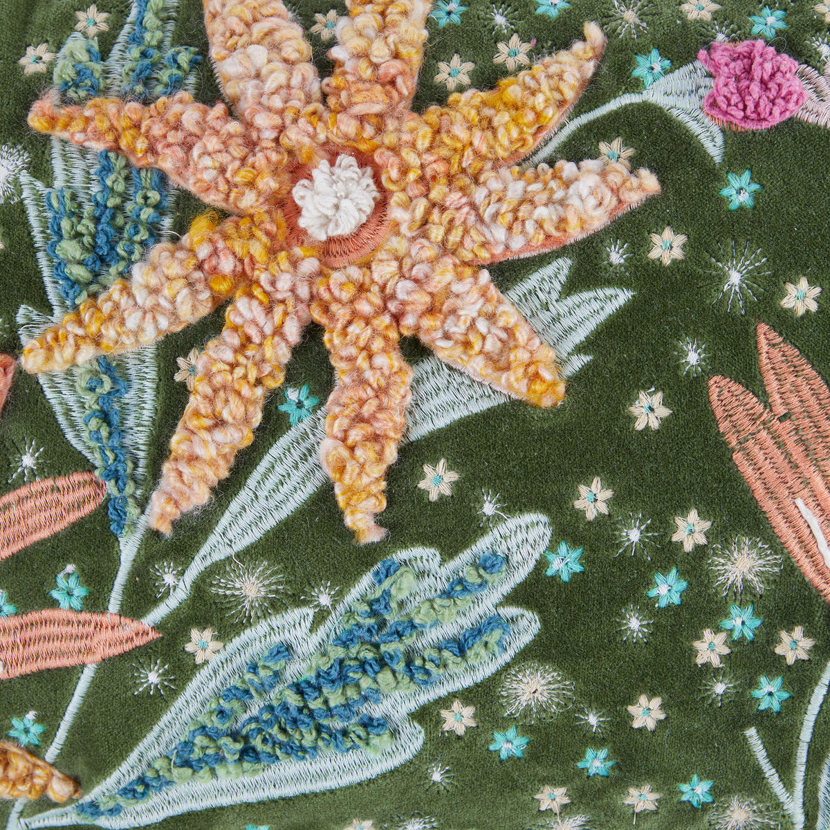 KISSEN Bohemian 50x50cm - Grün, Textil (50/30cm) - Butlers