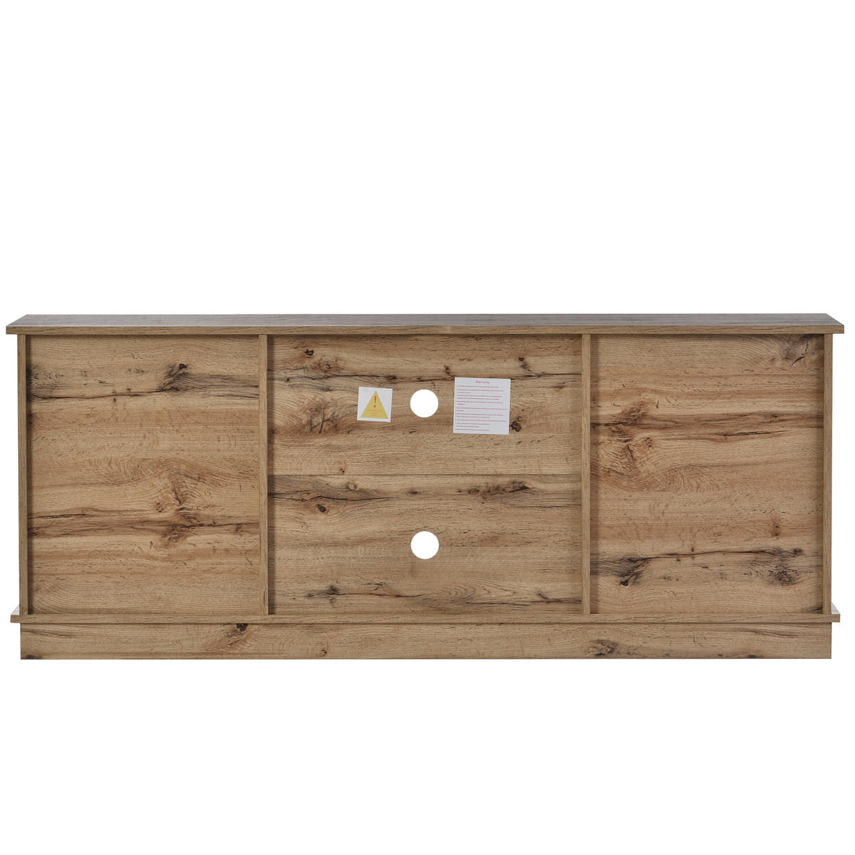 LOWBOARD 150/40/60 cm aus Spanplatte mit Schiebetüren und verstellbaren Einlegeböden Braun - Braun, Holzwerkstoff (150/60/40cm) - Modenvie