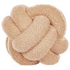 DEKOKISSEN Hellbeige 19/19 cm Malni - Beige, Textil (19/19cm) - Beliani