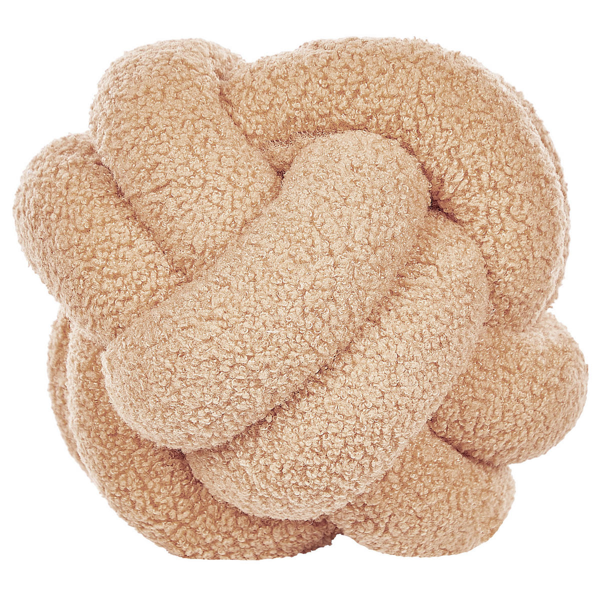 DEKOKISSEN 2er-Set Hellbeige 19/19 cm Malni - Beige, Textil (19/19cm) - Beliani