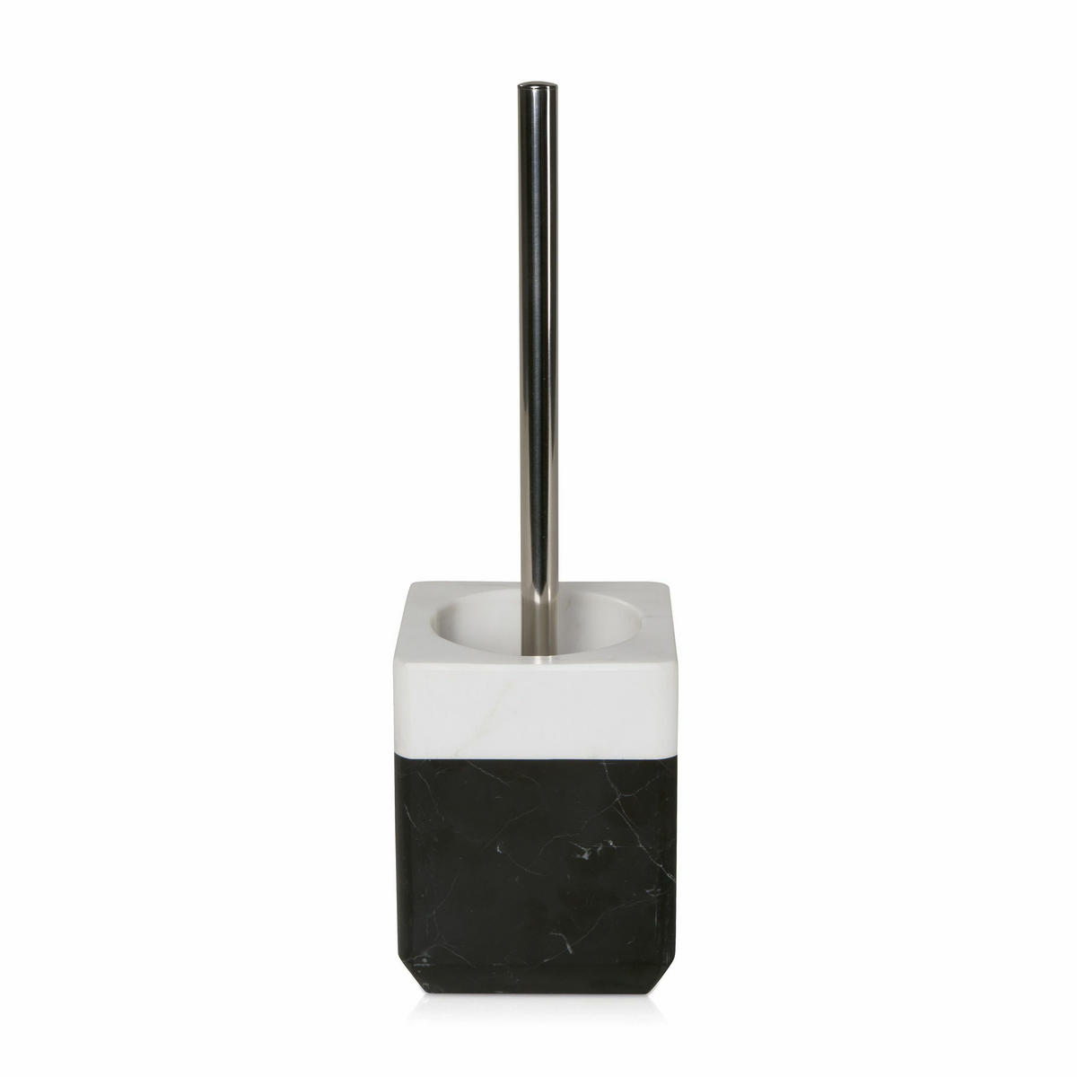 TOILETTENBÜRSTE BLACK & WHITE - Schwarz/Weiß, Stein (11/38.1/11cm) - MÖVE