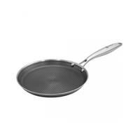 CRÊPEPFANNE Silber 48/28/2.2 cm 67596 - Silberfarben, Metall (28cm) - Brunbeste