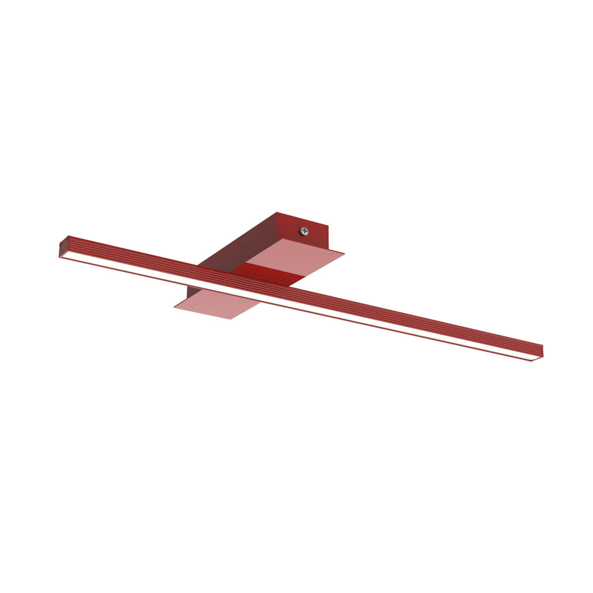 LED-DECKENLEUCHTE - Rot, Metall (2/50/2cm) - Lumicom