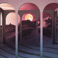 FOTOTAPETE 3D 400 x 280 cm - Pink, Papier (400/280cm) - Sanders & Sanders