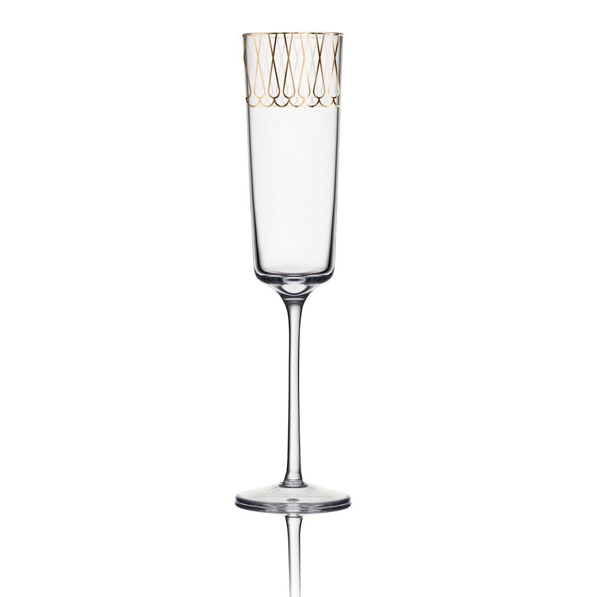 SEKTGLAS - 2er Set First Gold, Glas, Gold, 150 ml - Goldfarben, Glas (0.15L) - Goebel