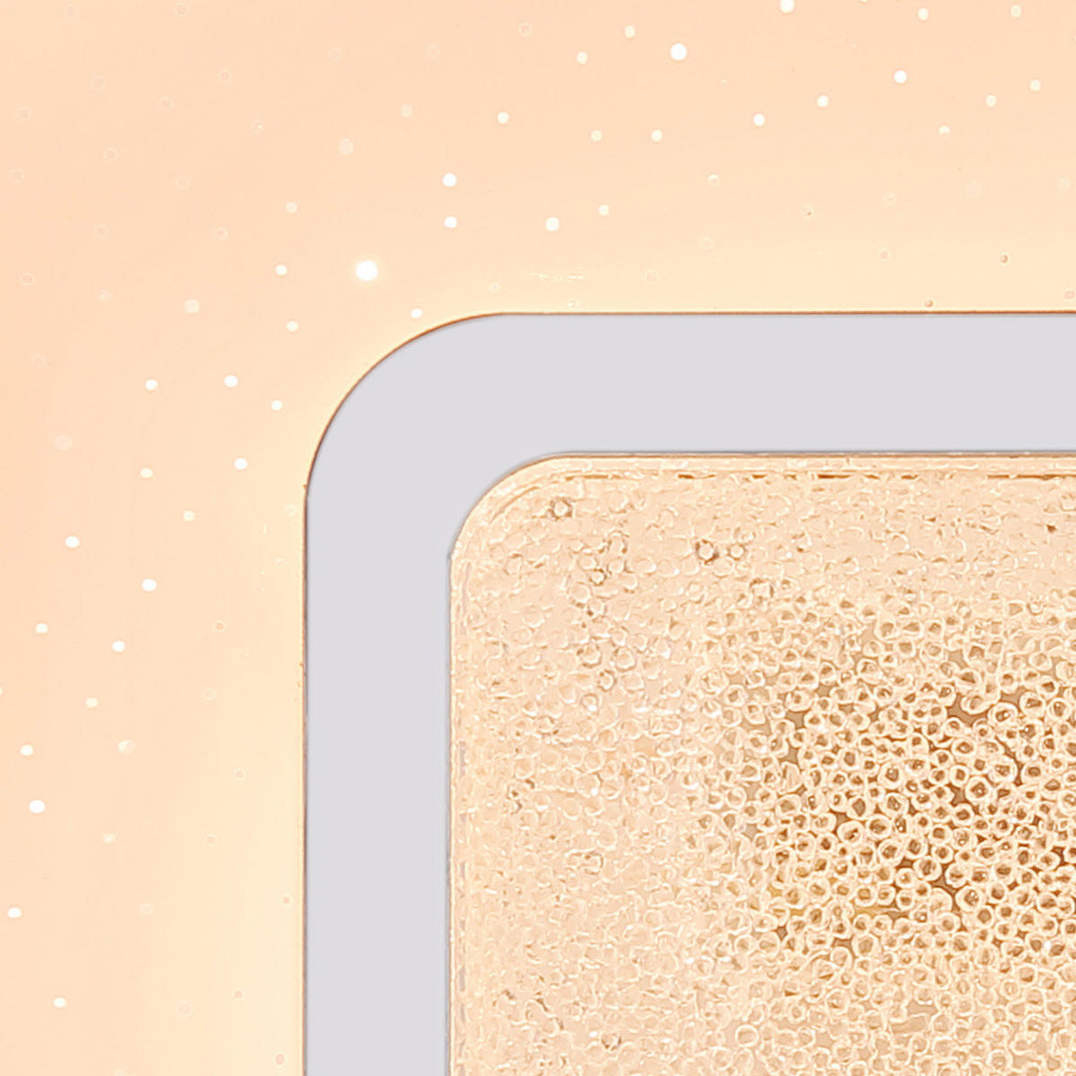 LED DECKENLEUCHTE TRYSTAN Weiß Metall - Weiß, Metall (30/30/6cm)