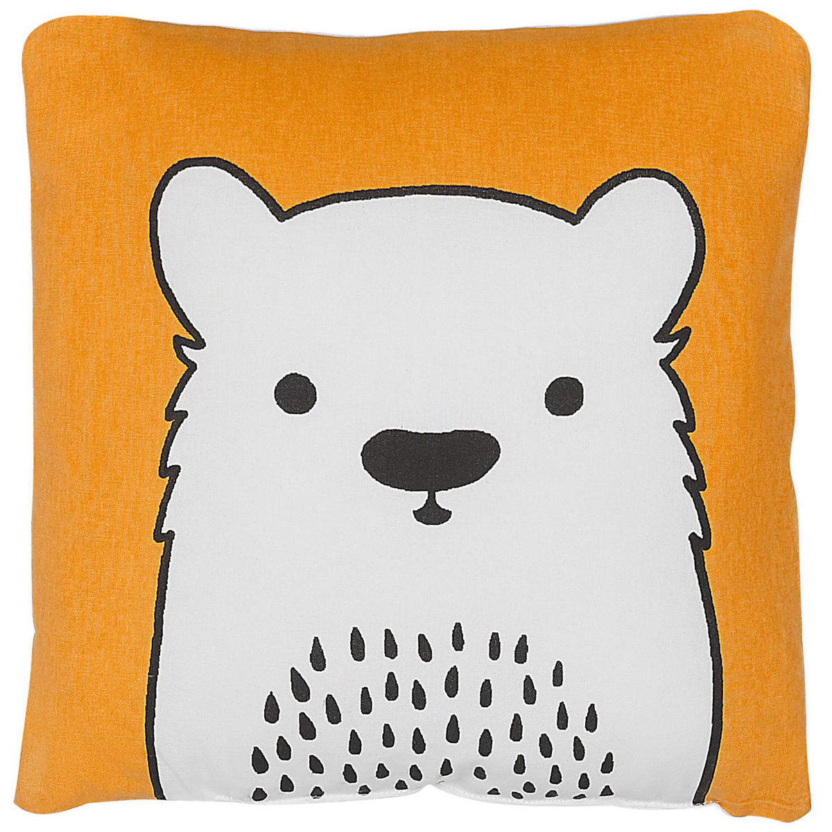 DEKOKISSEN 2er-Set Orange 45/45 cm Waranasi - Orange, Naturmaterialien/Textil (45/45cm) - Beliani