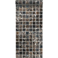 XXL-VLIESTAPETE Mosaik-Fliesen 50 x 900 cm - Braun, Papier (50/900cm) - ESTAhome
