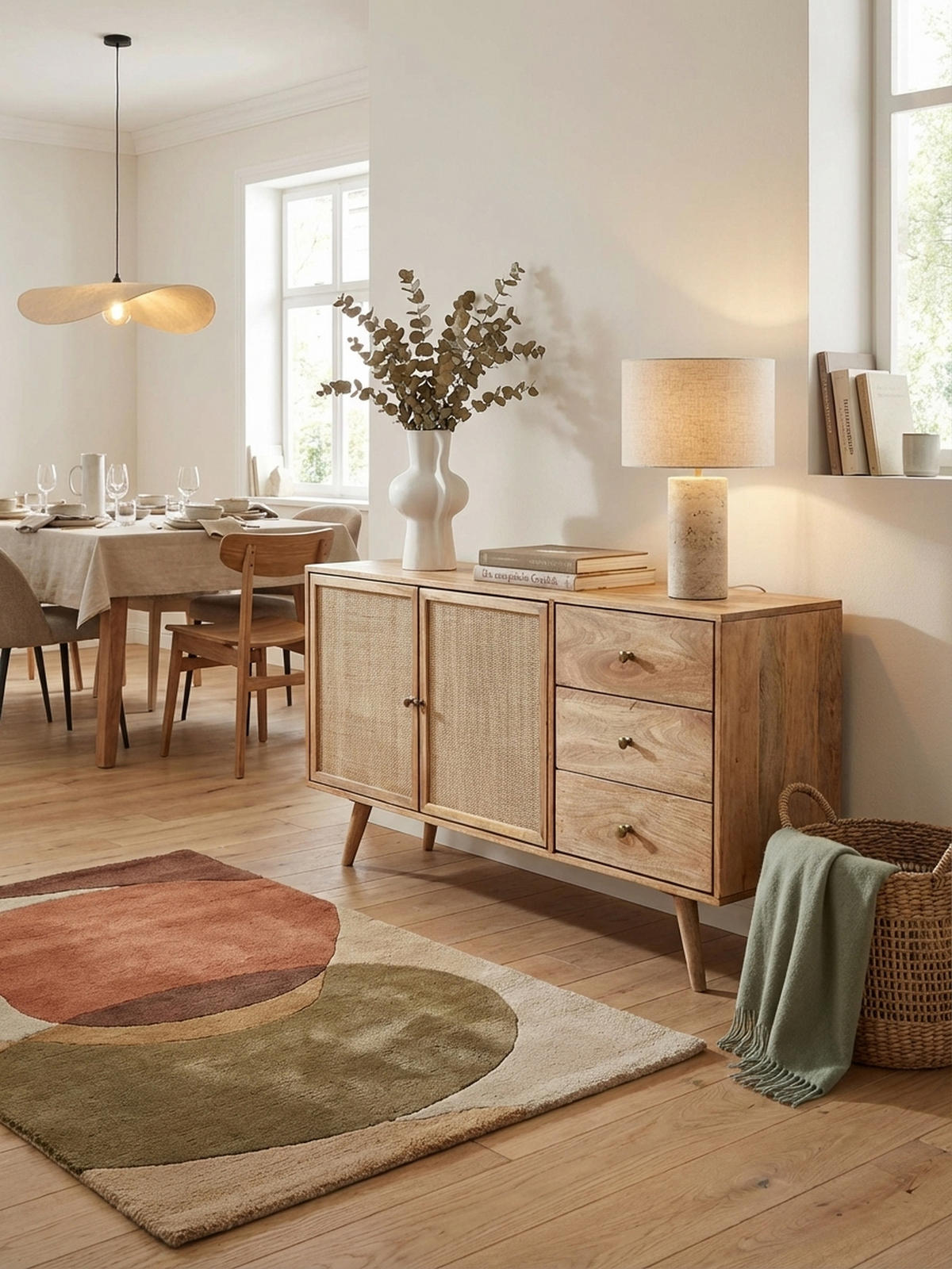SIDEBOARD – Mangoholz, robust, viel Stauraum - Braun, Holz/Metall (140/75/40cm) - KADIMA DESIGN