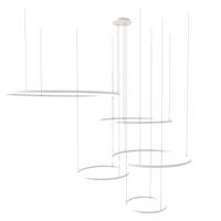 LED-HÄNGELAMPE 5er Ring Weiß Ø 150 | 120 | 100 | 80 | 60cm - Weiß, Metall (1.3/150/3.3cm) - s.luce