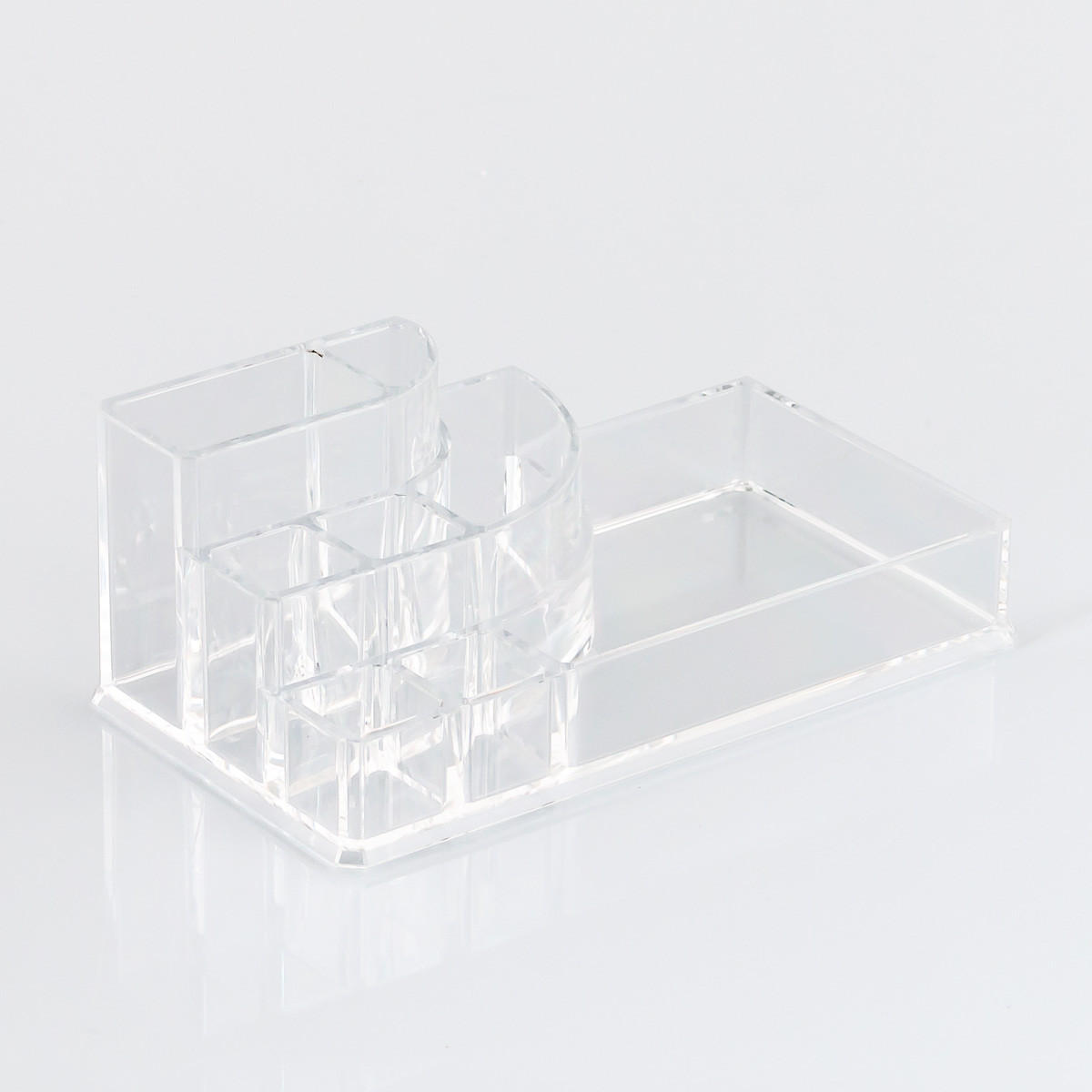 KOSMETIKORGANIZER, transparent - Transparent, Kunststoff (9.5/17.5/6.5cm) - bremermann