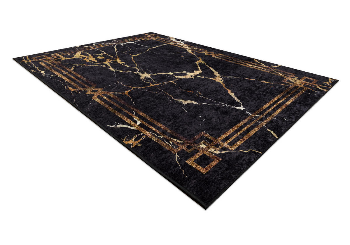 TEPPICH Miro 140/190 cm - Schwarz, Textil (140/190cm) - rugsX