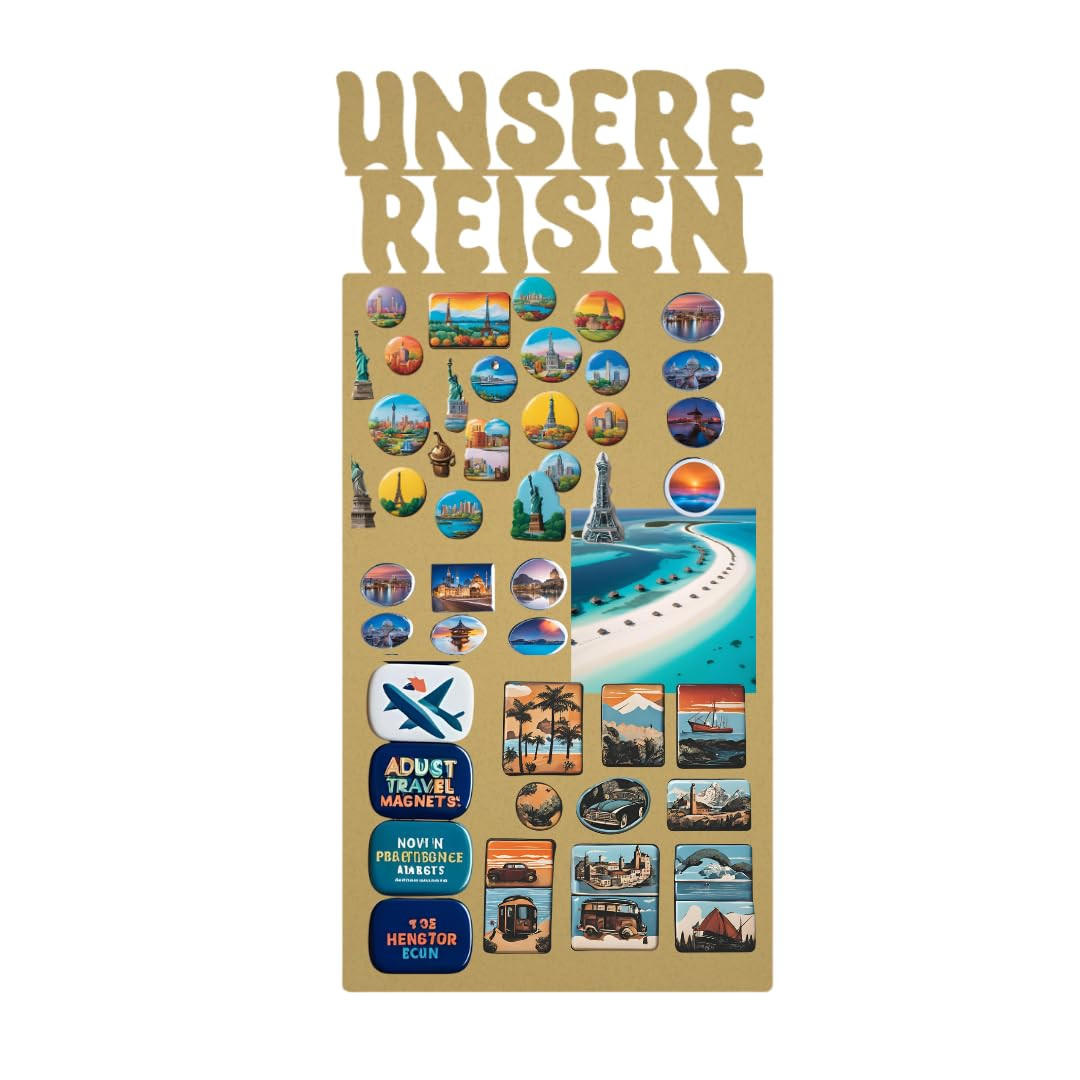 Anwicar Magnettafel Gold 30x64x0.7 cm