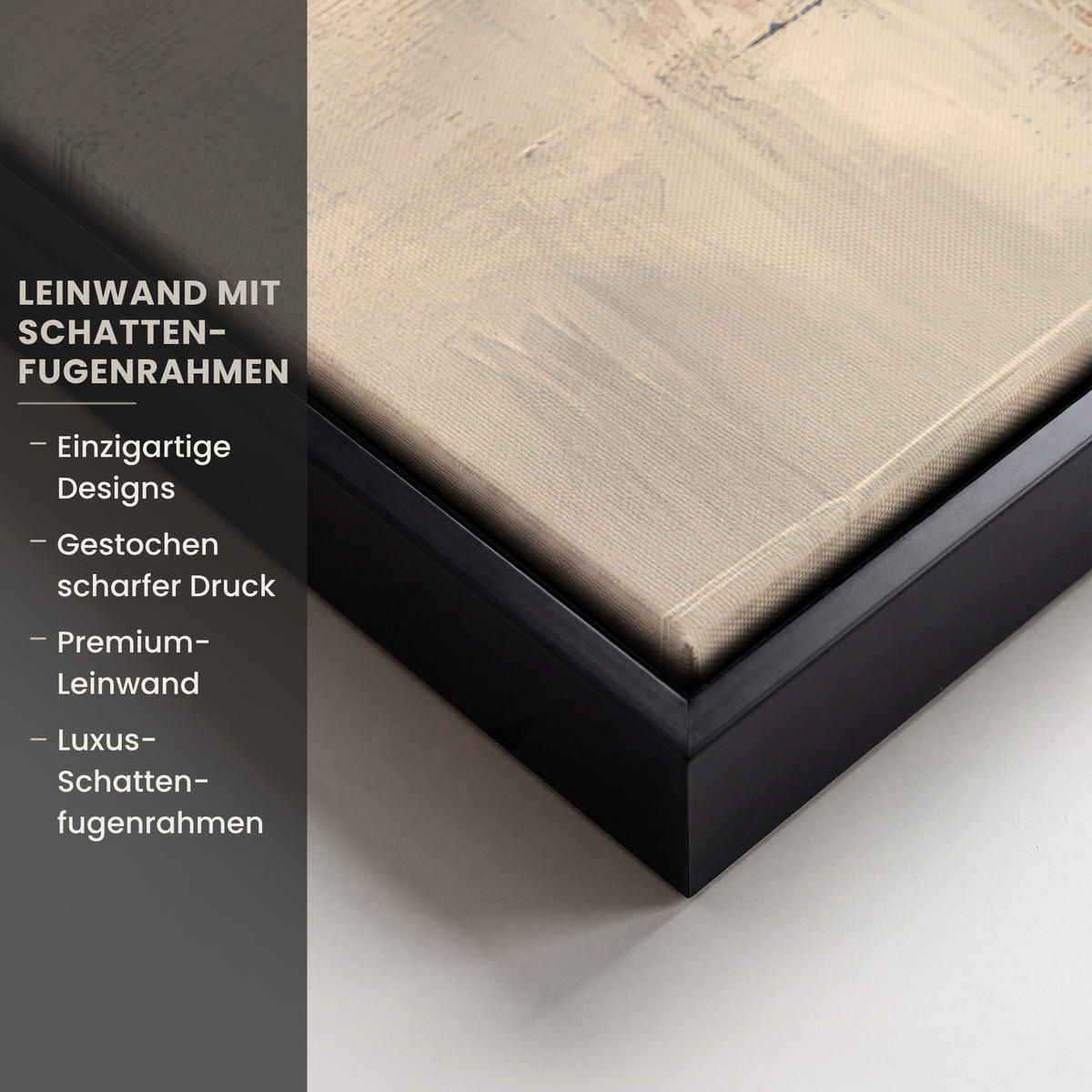LEINWAND Bilder mit Rahmen - Weltkarte - Gold - Schwarz - Abstrakt - 60x40 - Kupferfarben, Textil (60/40cm) - MuchoWow