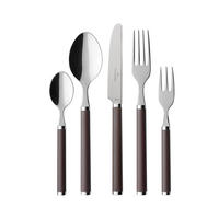 TAFELBESTECK Play! Chocolate Brown 30er Set - Braun, Metall - Villeroy & Boch