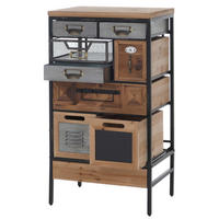 APOTHEKERKOMMODE Multicolor - Multicolor, Holz (45/85/35cm) - MCW