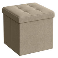 SITZBOX Neutral 30x30 cm mit Stauraum - Naturfarben, Holzwerkstoff (30/30/30cm)